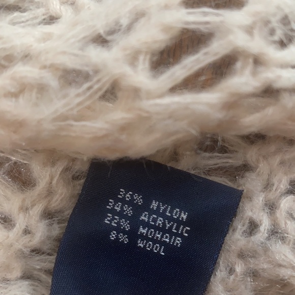 Witchery Knit Beige 3/4 Sleeve Wool Mohair Cardigan - Picture 5 of 8